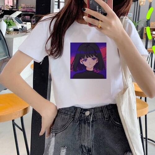 Summer New Funny Little pet T-shirt Printed Chic Harajuku Neck Casual Retro Top Womens Fashion T-shirt
