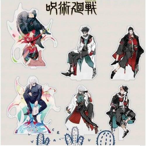 New Hot Japan Anime Jujutsu Kaisen Kugisaki Nobara Itadori Yuji Fushiguro Megumi Gojo Satoru Acrylic Stand Figure Model Desk Toy