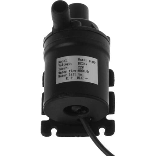 800L/H 5m DC 24V Solar Brushless Motor Water Circulation Submersible Water Pump