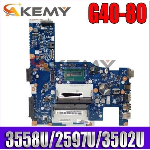 Applicable to G40-80 notebook motherboard 3558U/2597U/3502U number NM-A362 FRU 5B20K07039 5B20K07048 5B20K84627