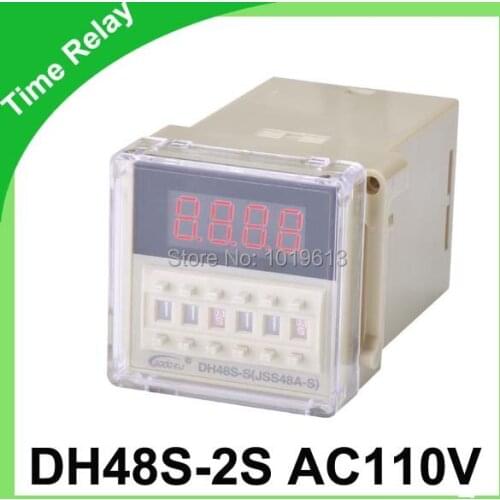 Ac relay time relay 110v digital time relay power on time relay