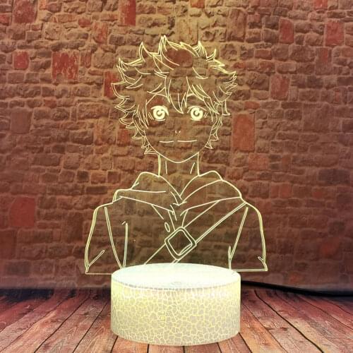 Light-up 3D Illusion LED Nightlight Colorful Changing Light Haikyuu Anime action & toy figures kids
