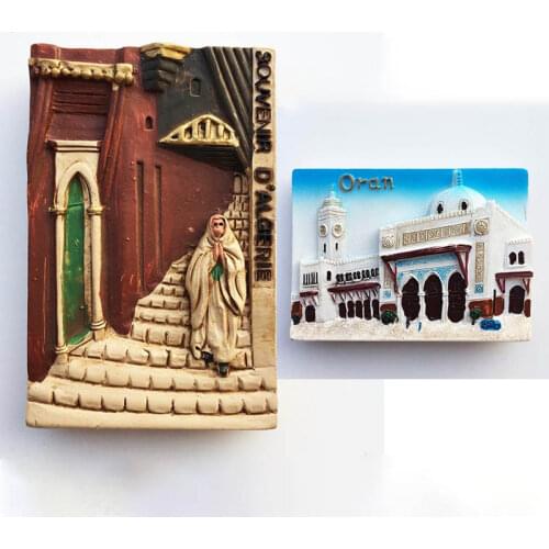 North Africa Algeria Oran Tourist Souvenir Magnetic Stick Folk-custom Refrigerator Stickers Collection Decoration Hand Gifts