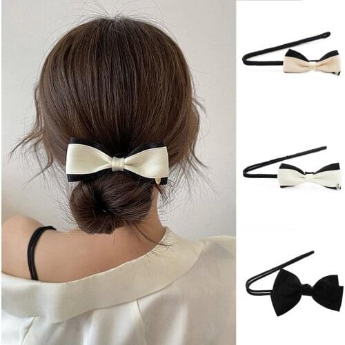 Women Butterfly Hair Clip Magic Style Hair Styling Tools Buns Braiders Curling Maker Headwear Hair Rope Elegant Hair Accessories