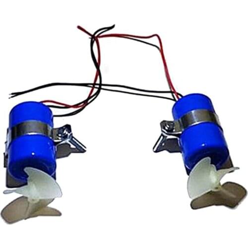 1Pair RC Jet Boat Underwater Motor Thruster 7.4V 16800RPM CW CCW 3-Blades Propeller for DIY Mini ROV Robot RC Bait