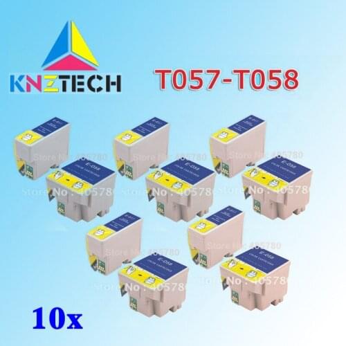 10pcs T057/T058 INK cartridge replacement for ME1/ME1+/ME100