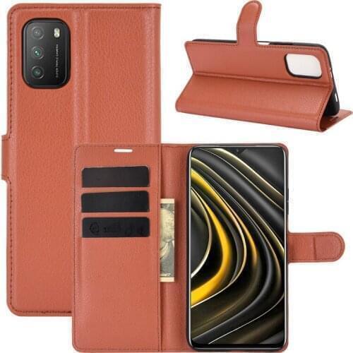 100Pcs/Lot Leather Flip Wallet Litchi Pattern Phone Case For Xiaomi CC9 Note 10 A3 Lite For Redmi K30 K30I 8 Pro 8T 8A Lychee