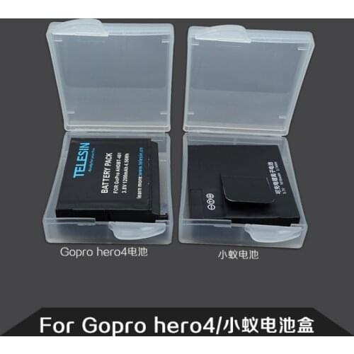 2pcs For GoPro hero3 / 4 5 / 6 / 7 / 8 ant camera battery protection box hero 4 hero5 hero6 hero7 hero8