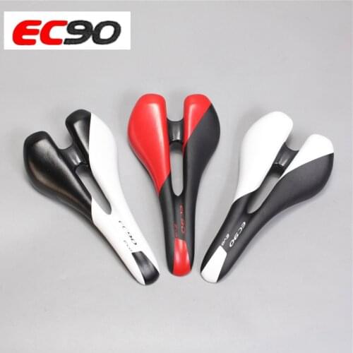 2019 EC90 Bike Steel Rail Sillin Cojines Hollow Design27.-130MM Bicycle Saddle Bike Seat Men Cycling Cushion Mountain Bike