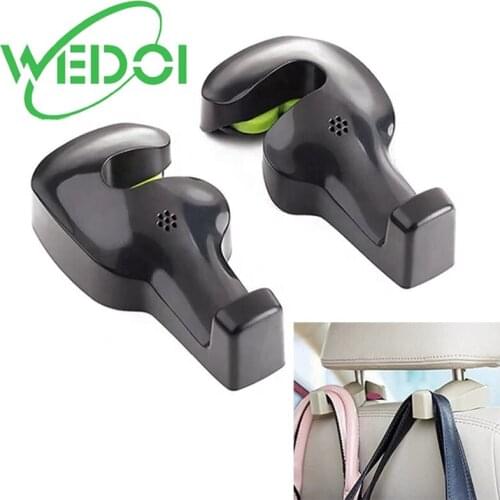 2021 New Universal Car Headrest Hook Multifunctional Back Seat Headrest Hanger Holder for Bag Cloth Grocery