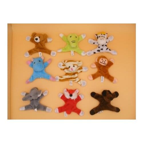 6pcs Cute Animal Refrigerator Magnet Stickers Plush Fridge Magnet Sticker Children Birthday Gift Christmas Gift Party Supplies