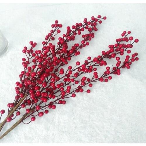 7 Artificial Berries Simulation Fruit Fake Plant Bouquet Wedding Decoration Home Hotel Banquet Table Accessories