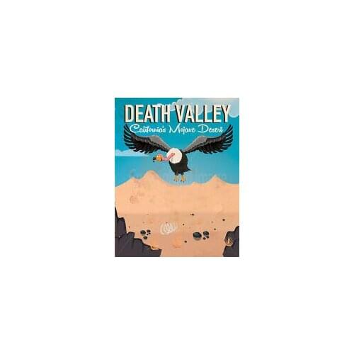 DEATH VALLEY LARGE METAL TIN SIGN POSTER RETRO WALL PLAQUE