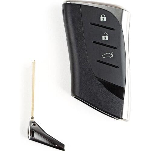 K518 40 For Toyota 3-button key shell with battery holder