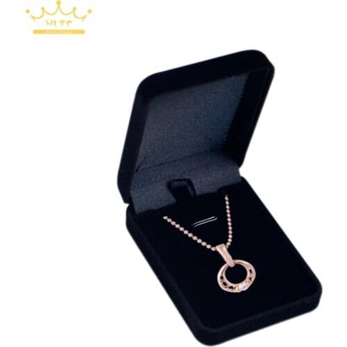 Earring Packaging Box Black Velvet Display Jewelry Small Pendant Necklace Organizer Storage Case Jewelry Gift Boxes 12pcs/lot