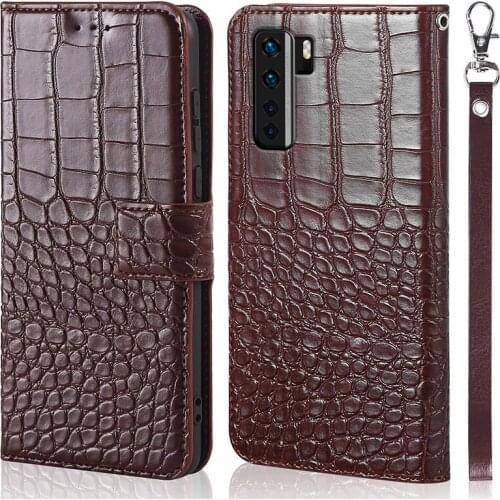 Gftbiik Flip Leather Case For Huawei Nova 7pro7SE 6 6se 5 5i 5pro 5Z 2S 2plus 3E 3i 4 4E Wallet Card Crocodile skin phone case