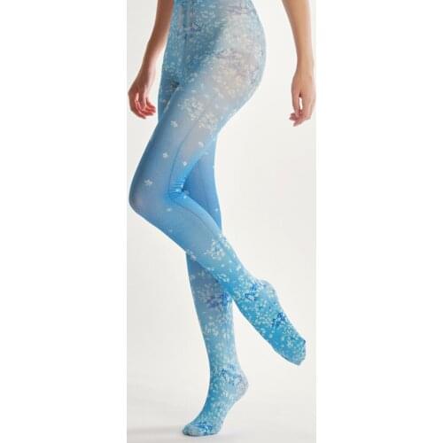 Flying Blue Printed Pantyhose Cheap Stuff With Free Shipping Body Stocking Dropshipping