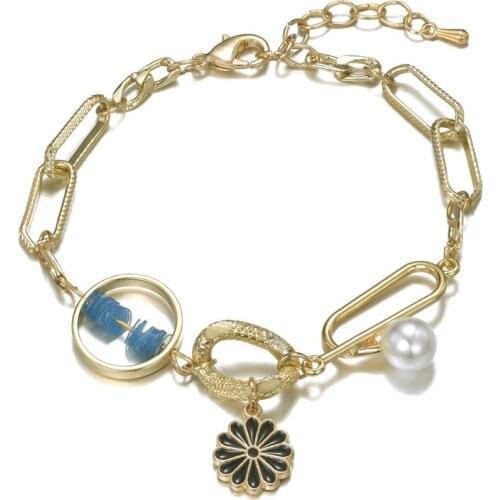 LOVE GREEN LIVE GREEN Blue Bracelets