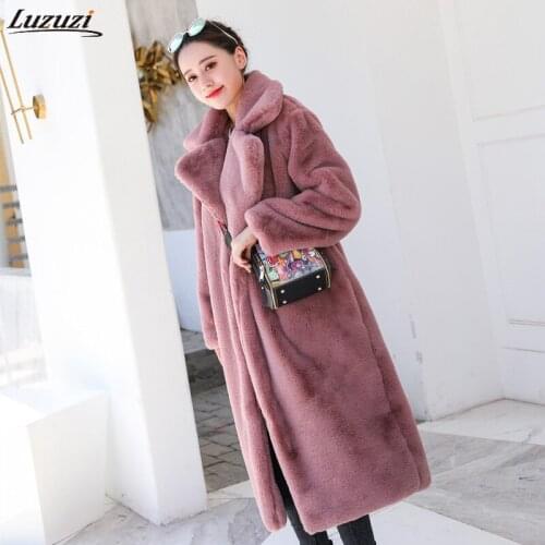Luzuzi Long Fur Coats