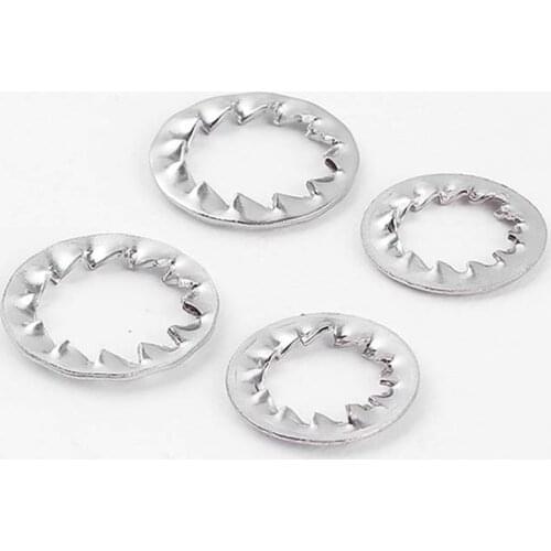DIN6798J A2-70 304 Stainless Steel Internal Toothed Serrated Lock Washer M2 M2.5 M3 M4 M5 M6 M8 M10 M12 M14 M16 Gasket GB861.2