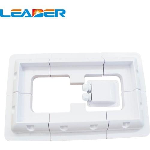 5 Set /Lot Solar Panel Mounting Bracket White Square Set Kit Adhesive Bond