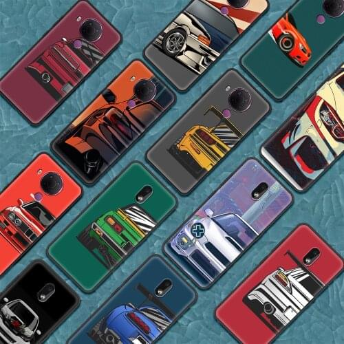 Cartoon Car Tail Light Phone Cover for Nokia 2.2 3.2 2.3 4.2 7.2 1.3 5.3 2.4 3.4 C3 1.4 5.4 C10 C20 G10 G20 X10 X20 Case Shell