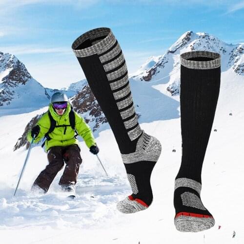 Men Women Ski Socks Compression Socks Knee High Cycling Running Sports Scoks Breathable Professional Basketball Socer Long Socks