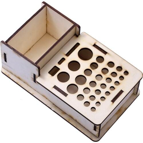 DIY Craftool Wood Tool Stamp Stand Rack Leather Holder DIY Craft