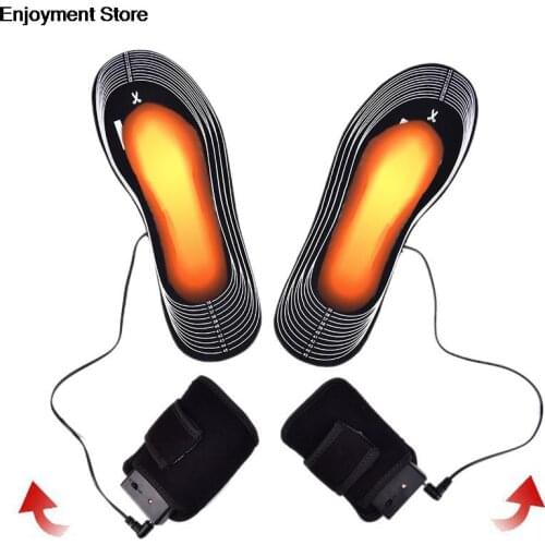 Thermal Electric Battery Insoles Heated Winter Ski insole Rechargeable Heated Insoles Foot Warming Insoles Outdoor Sports