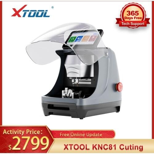 Xtool Knc81 Automatic Smart Key Cutting Machine with Tablet Cutting Machine Can Works with X100 Pad3 Auto Key Programmer