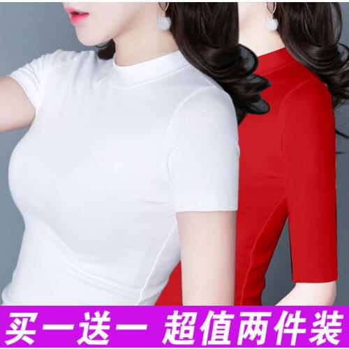 Woman Tshirts Womens White T-shirt Womens Short-Sleeved Spring Top Summer Womens Clothing Tops Mujer Camisetas
