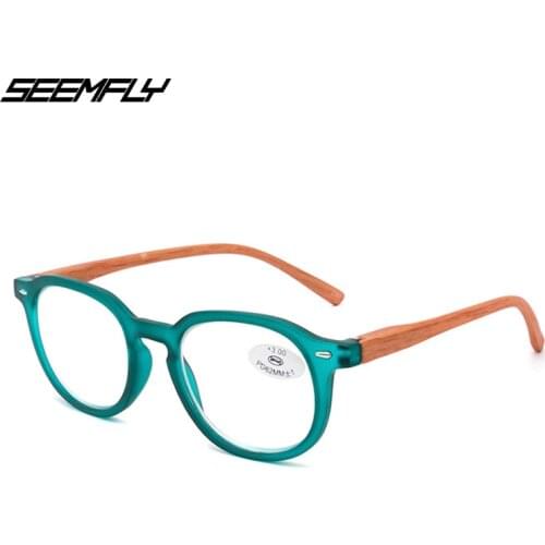 Seemfly Reading Glasses Women Men Retro Fashion Ultralight Full Frame Clear Lenses Presbyopic Eyeglasses Goggle Unisex Eyewear
