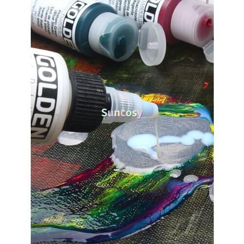 Golden Fluid Acrylic Paint 1 Ounce 30ml - Result Offers Fine Dispersion, High Tinting Strength, Durability and Flexibility