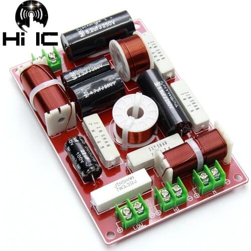 1pcs /2pcs HiFi Audio Universally Speaker 3 Unit Audio Frequency Divider 3 Way Crossover Filters