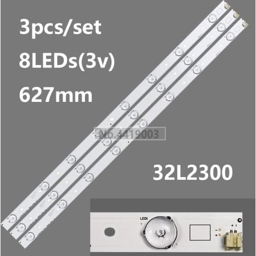 15SET=45PCS New kit LED backlight strip for TOSH IBA 32l2300 32l230 32L2333 32L2333DG 32W2333D SVT320AE9 LSC320HN03-T01
