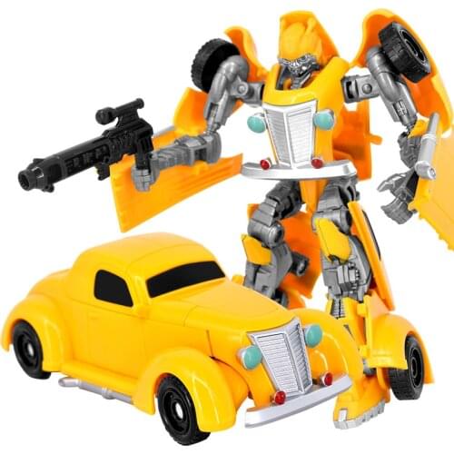 TAIBA Anime Transformation Toys Cool Dinosaur Plastic ABS + Alloy Metal Action Figure Robot Car Tank Model Boy Kids H6002-9D
