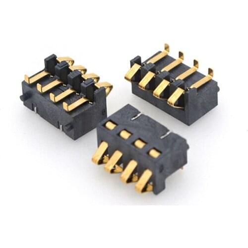 Free shippin 30pcs 2.5ph Original 4PIN H4.5/5.5mm battery connector Inner Battery Clip Connector replacement for all-purpose
