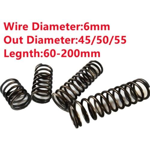 Heavy Duty Metal Steel Big Compression Springs Supplier,100mm Out Diameter * 10mm Wire Diameter *(100-300)mm Length
