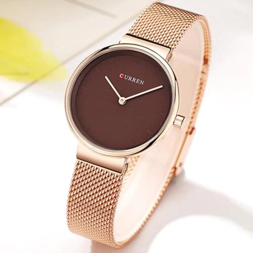 Curren Relogio Feminino Dress Women Watches Luxury Brand Minimalist Waterproof Gold Ladies Wrist Watches Montre Femme 2020