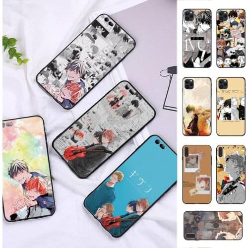 FHNBLJ Given Yaoi Anime Phone Case for iPhone 8 7 6 6S Plus X 5S SE 2020 XR 11 12 pro XS MAX