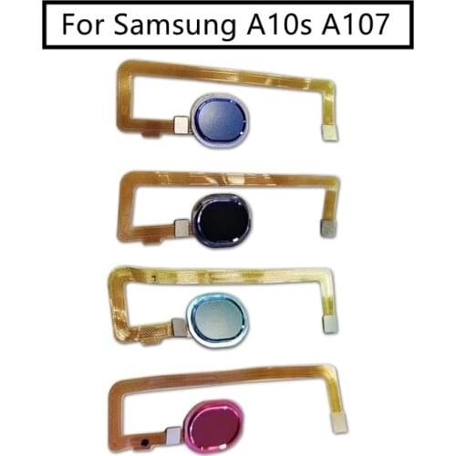 For Samsung Galaxy A10S A107 Fingerprint Scanner Flex Cable Touch Sensor ID Home Button Return Ribbon Flex Cable Repair Parts
