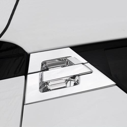 For Toyota C-HR CHR 2016 2017 2018 Chrome Rear Back Door Handle Catch Trim Cover+Side Handles Bowl Cup Moulding Accessories