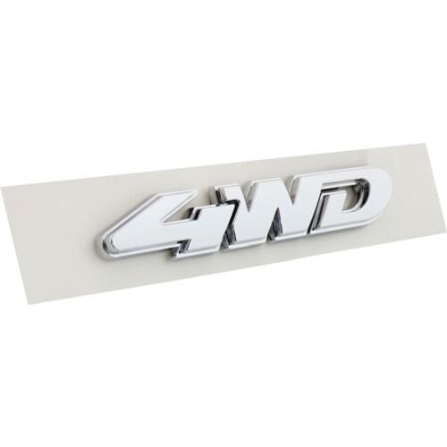 Chrome 4WD for 2008-2012 Tribute Escape trunk emblem badge sticker
