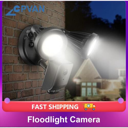 Tuya Floodlight Camera 1080P Spotlight Wireless IP Camera AI Human Detection Night Vision 2-Way Audio Security Surveillance Cam