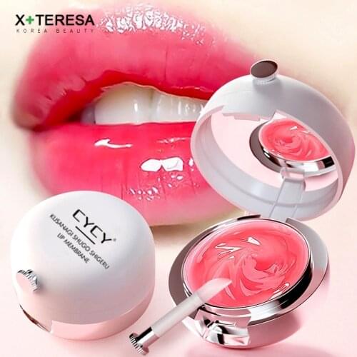 Strawberry Lip Mask Moisturizer Sleeping Lip Whitening Oil Anti Dryness Craked Chapped Lip Gloss Plumper Korean Lip Care