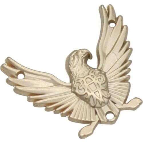 Custom Animal Logo Metal Label For Clothes With Metal Eagle Logo Labels Customized Personalized Handmade Metal Tags For Shoes