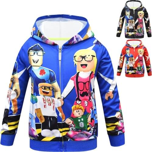 2021 New Children Robloxing Hoodie Boys Girls Cartoon 3D Printed Pullovers Kids Sweatshirt Harajuku Streetwear Spring Winter