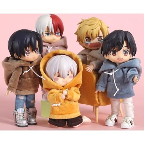 Ob11 baby clothes accessories velvet sweater 12 point clothes Meijie pig P9 plain GSC Molly baby clothes