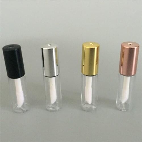 50/100/200 PCS 1.2ml Empty Lip Gloss Tubes Travle Mini Cosmetic Packaging Container Labial Glair Tube
