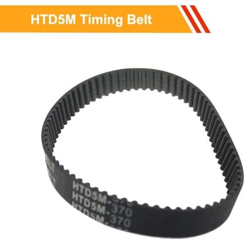 HTD5M Closed loop Rubber Timing Belt 345/350/355/360/390/395mm Motor Drive Belt 10/15/20/25mm Belt Width Transmission Belt